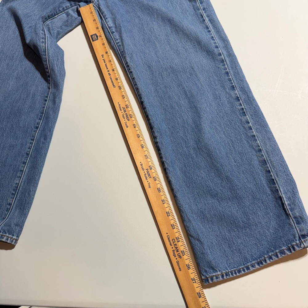 Levis High Waisted Straight Jeans Womens 26 Blue Medium Wash Denim High Rise - Picture 8 of 8